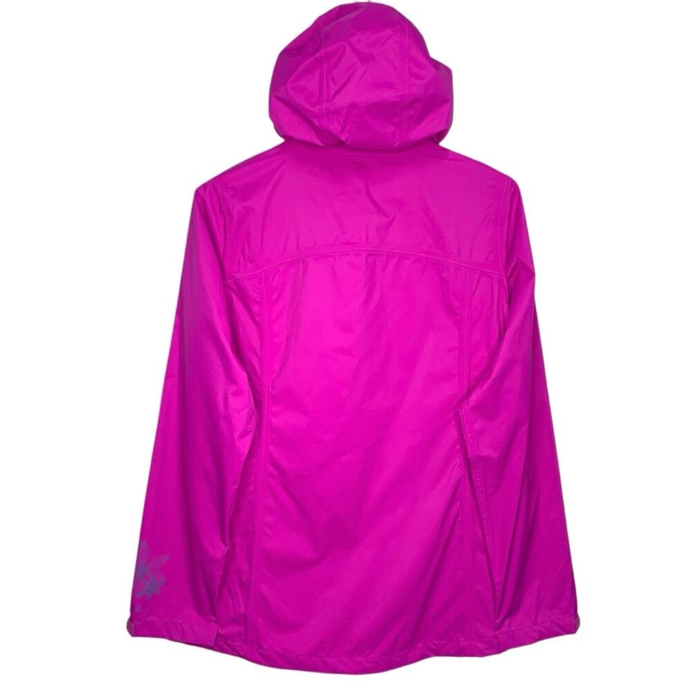 Paradox Lightweight Hooded Rain Jacket Magenta Size M Waterproof Travel Raincoat - Picture 2 of 14